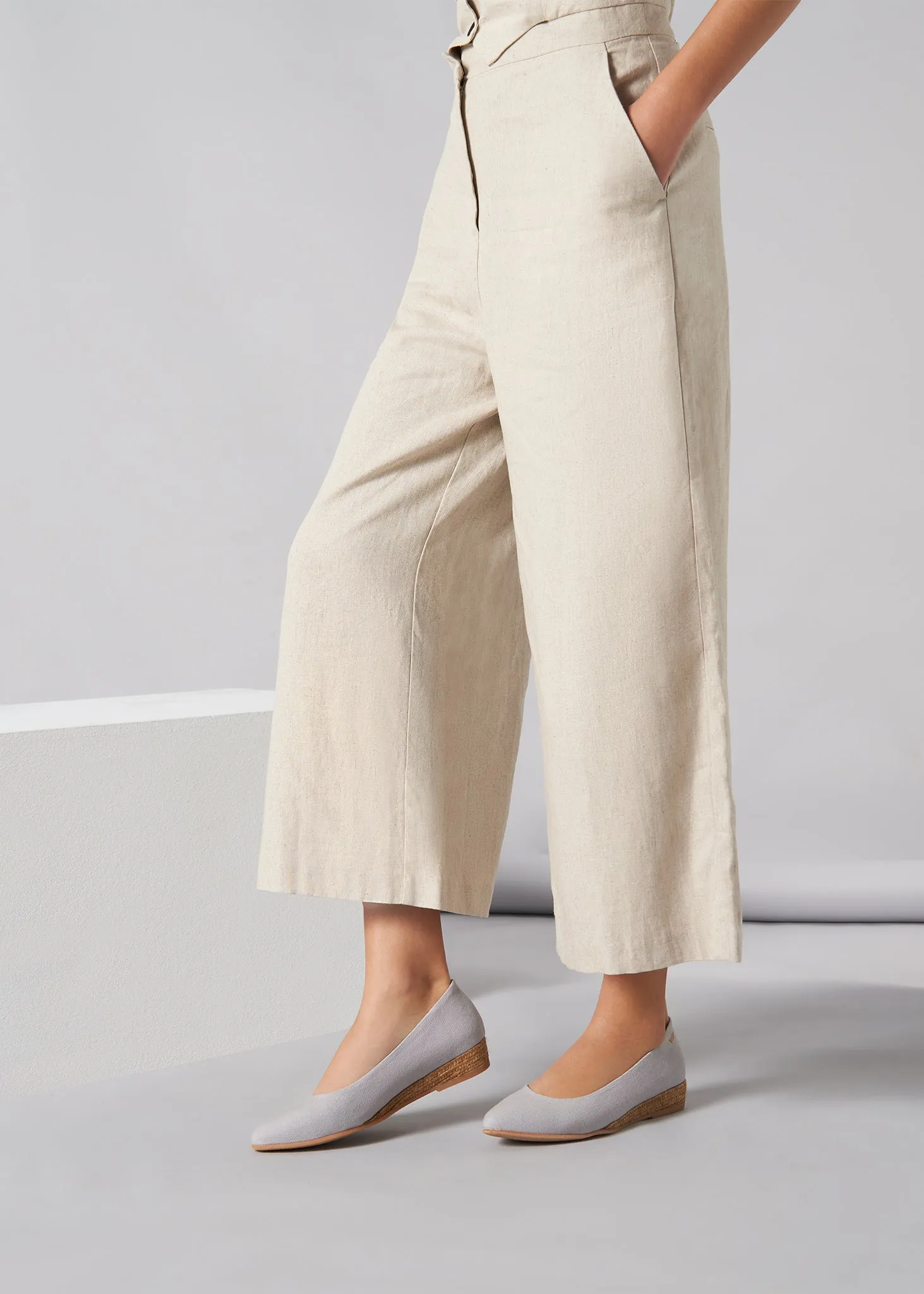 Rubina Canvas Espadrille Flats by Viscata