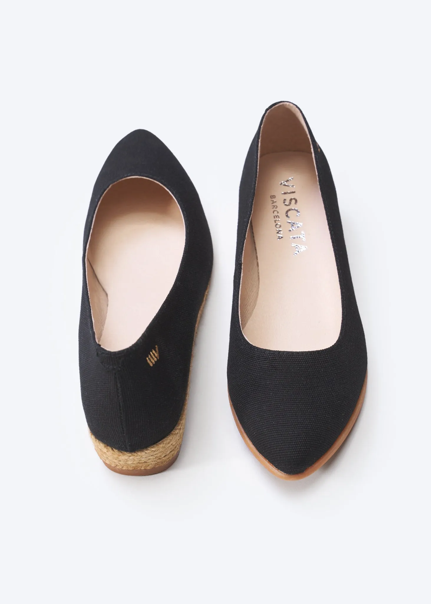 Rubina Canvas Espadrille Flats by Viscata