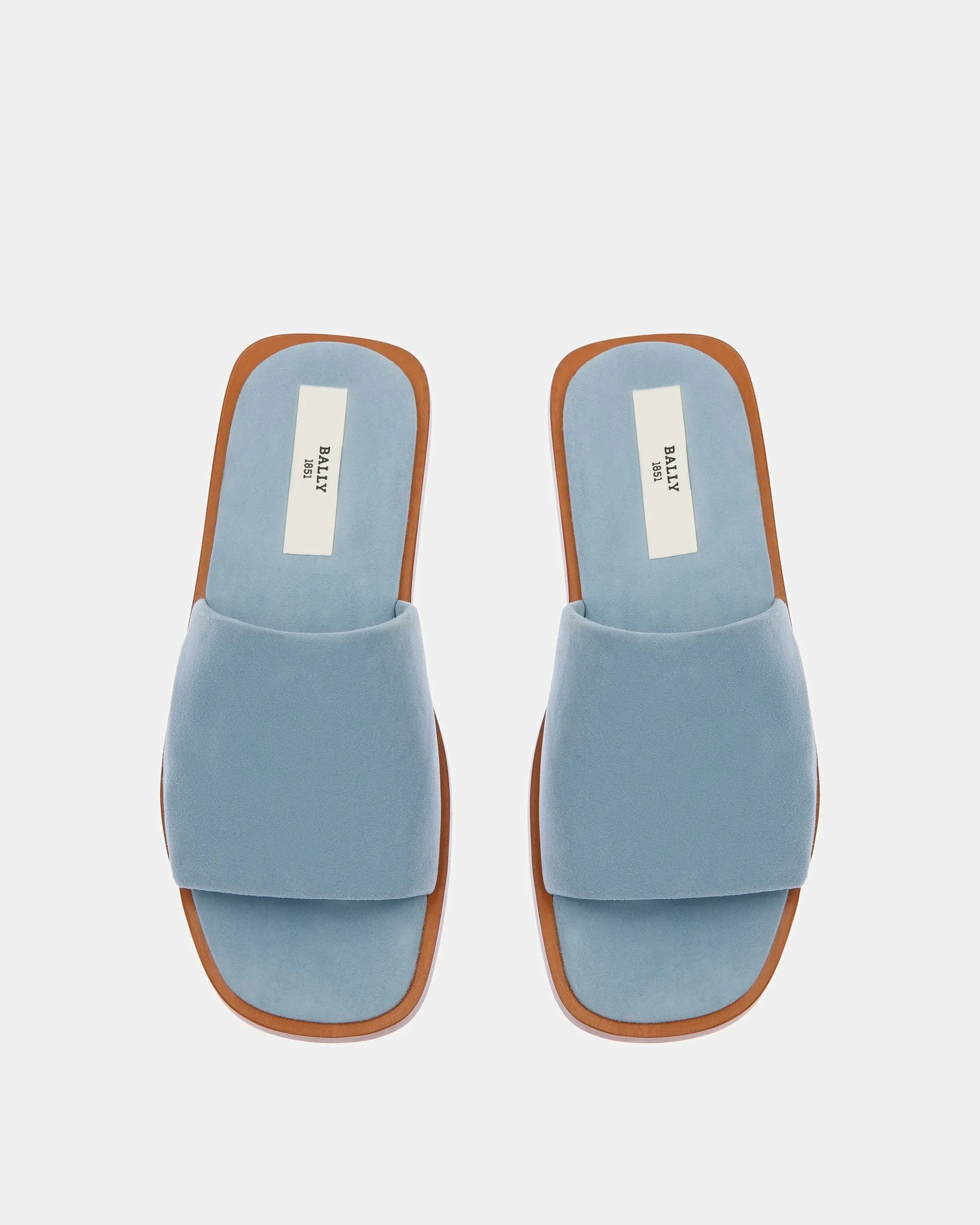 Sabian Leather Sandals In Light Blue