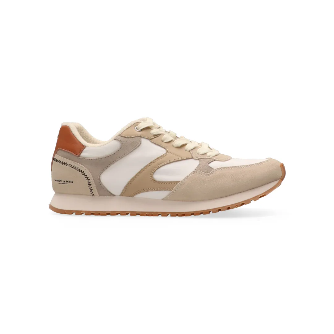 Scotch & Soda Cleave Sneaker | Beige Multi