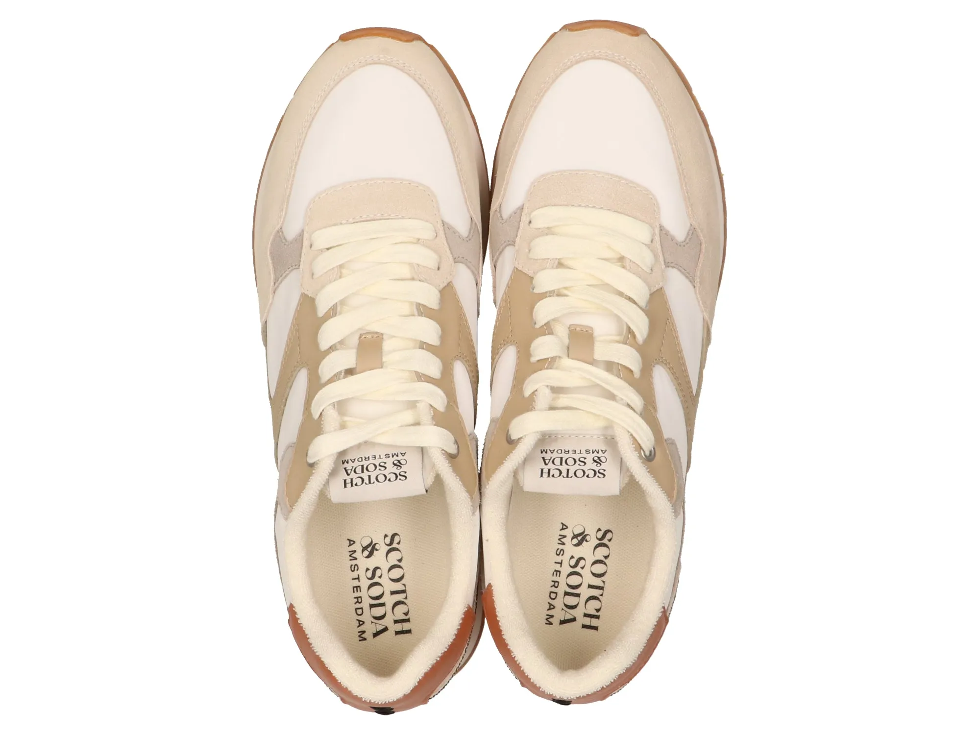 Scotch & Soda Cleave Sneaker | Beige Multi