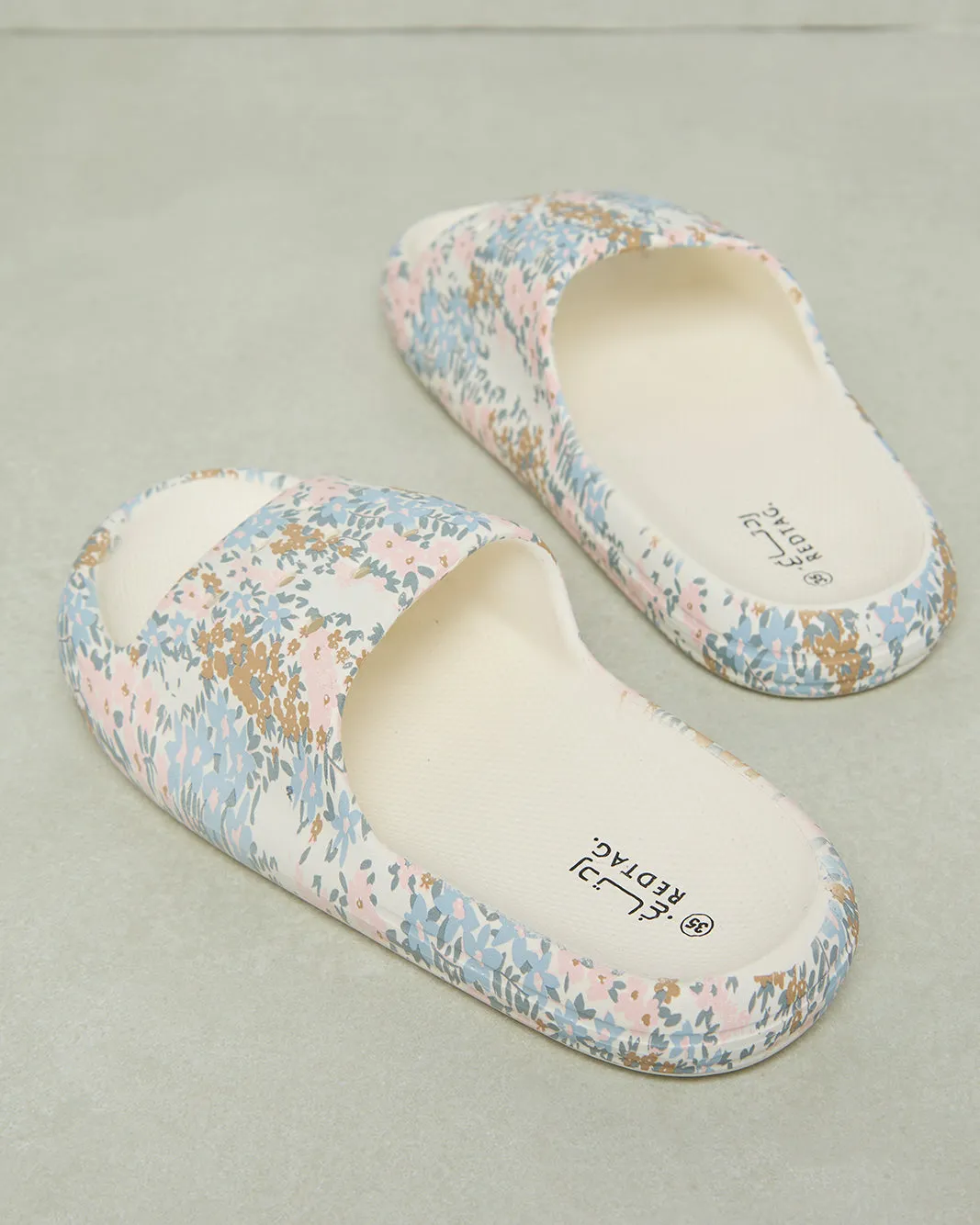 Senior Girls Multicolour Print Slide