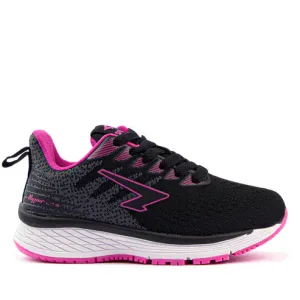 SFIDA Acute Girls Laces Running Shoe Black/Fuchsia