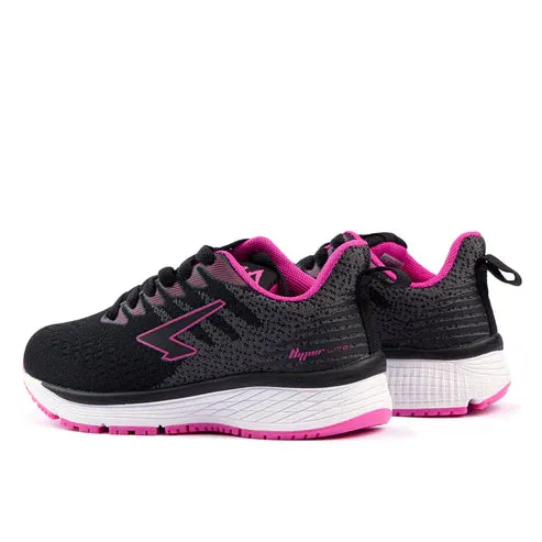 SFIDA Acute Girls Laces Running Shoe Black/Fuchsia