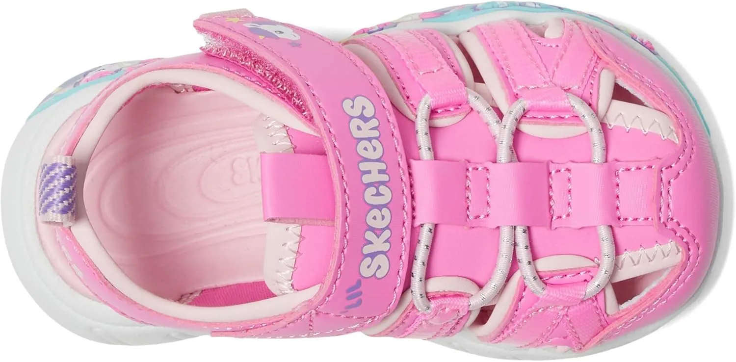Skechers Girl's Play Scene Splash-Cute Crew 303162n (Toddler) Sneaker