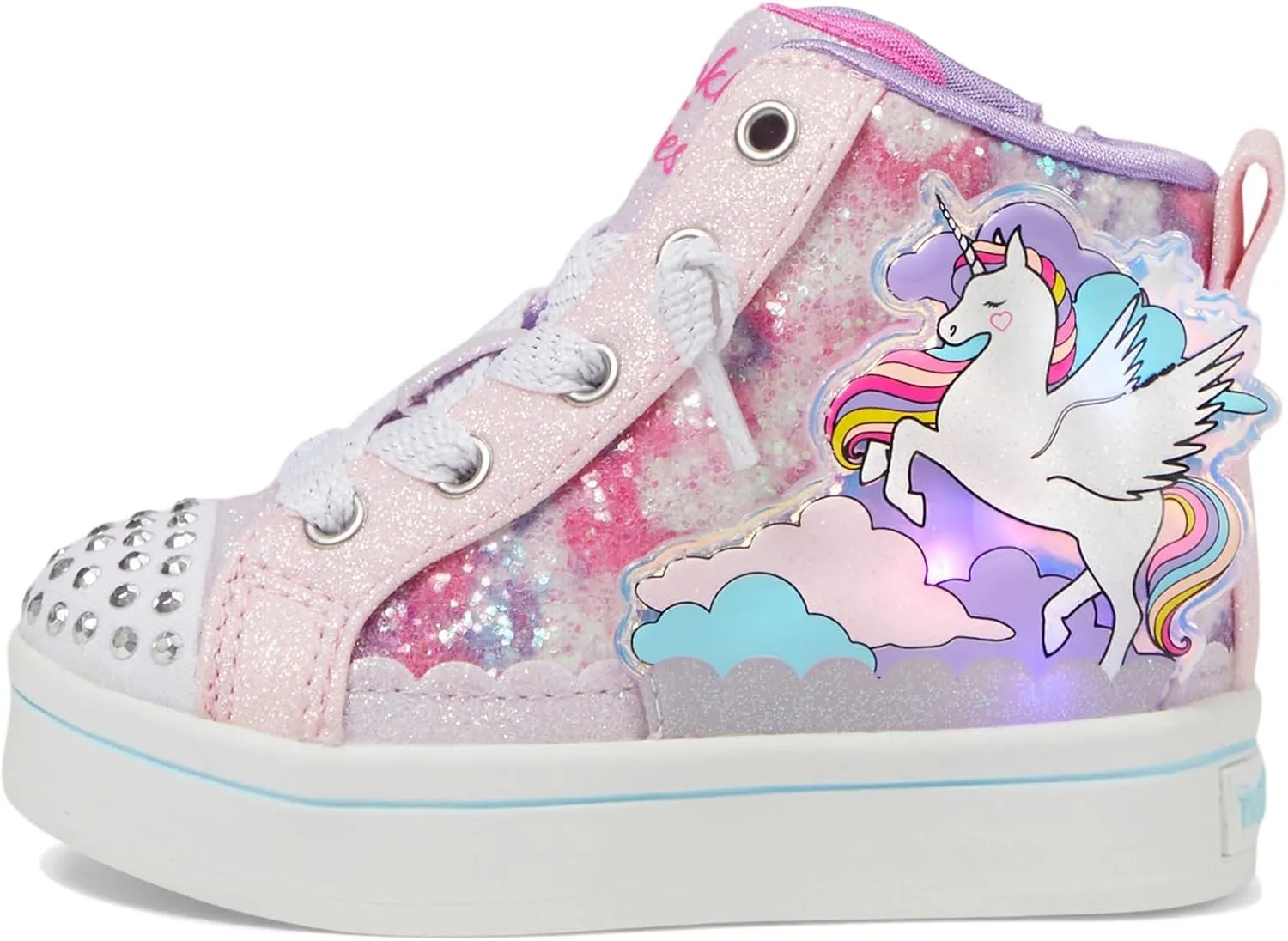 Skechers Girl's TWI-Lites 2.0-Enchanted Uni Sneaker