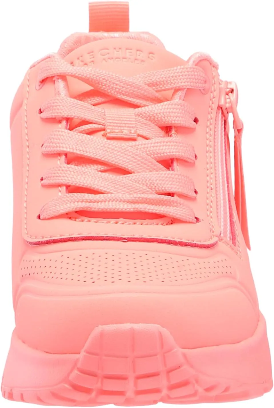 Skechers Girl's Uno Lite-neon Zip Sneaker