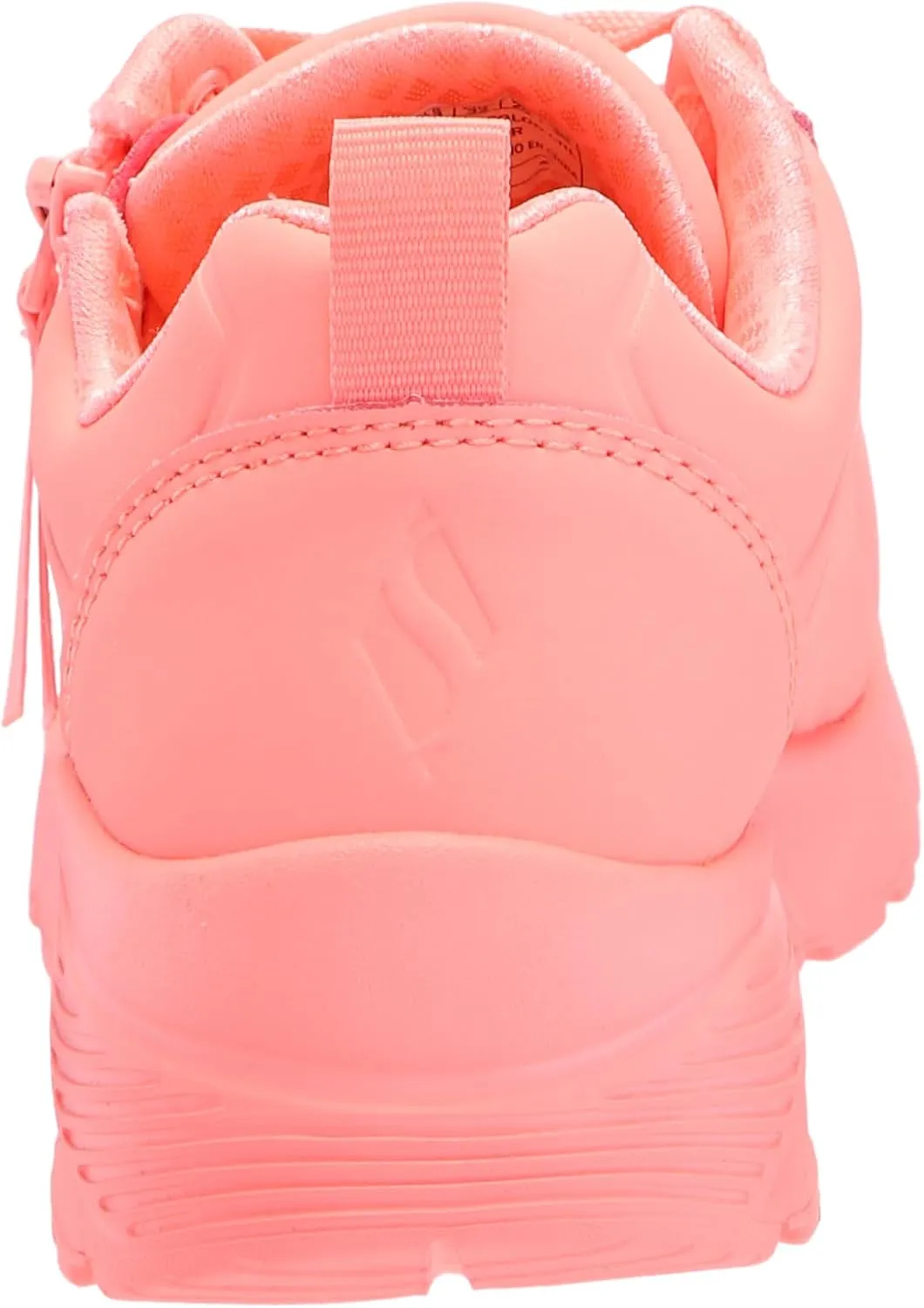 Skechers Girl's Uno Lite-neon Zip Sneaker