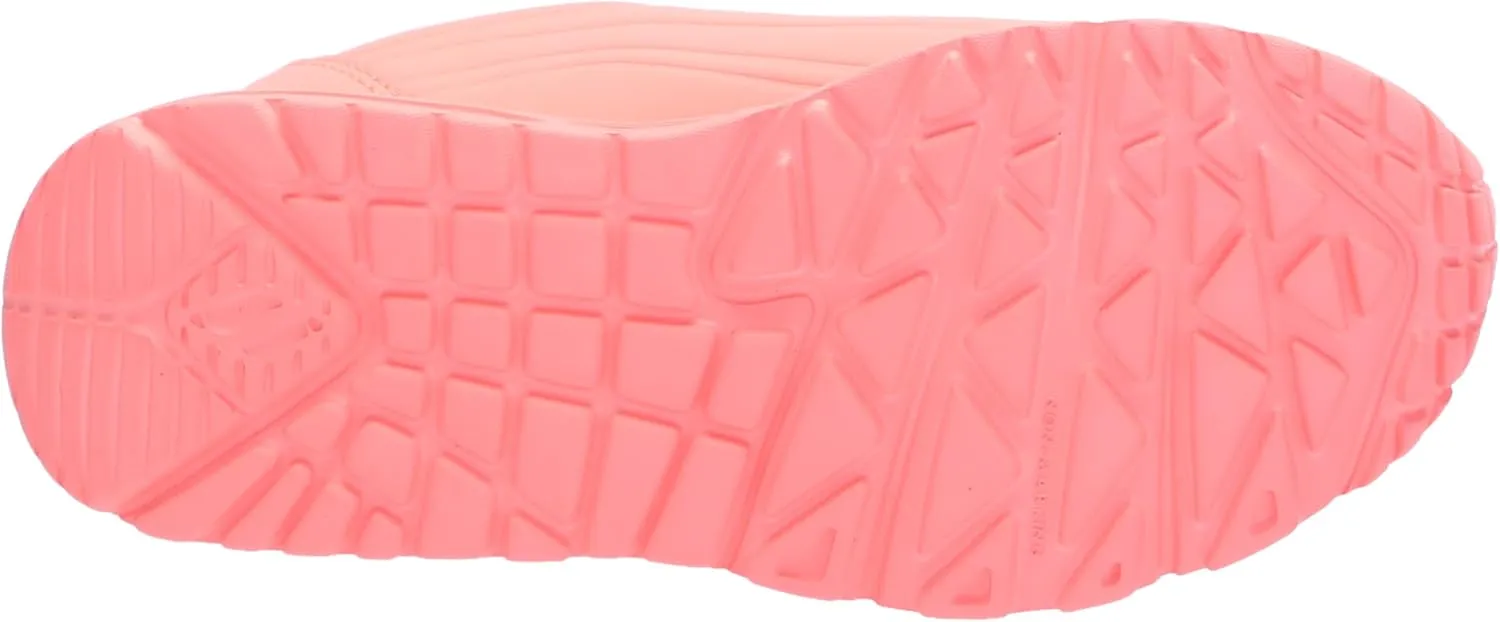 Skechers Girl's Uno Lite-neon Zip Sneaker