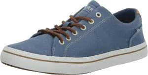 Sperry Mens Shoes Men's Striper II Lace to Toe Seasonal Sneaker, Blue Linen, 10.5