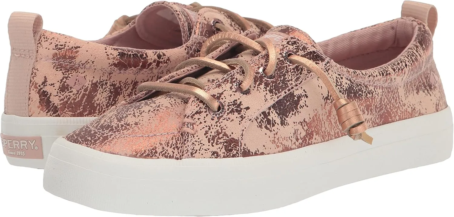 Sperry Women's Crest Vibe Leather Seasonal Sneaker