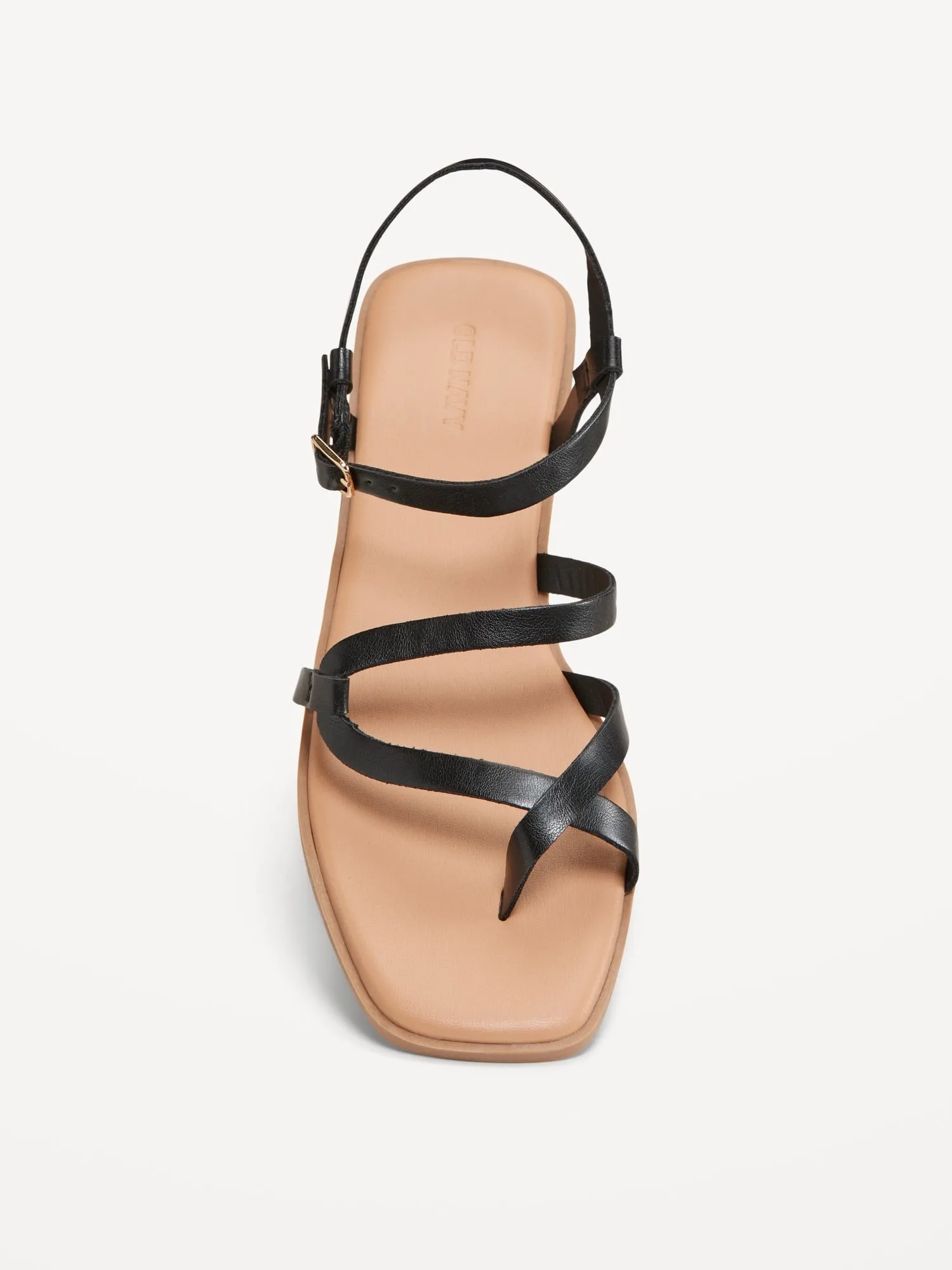 Strappy Toe-Cross Sandal