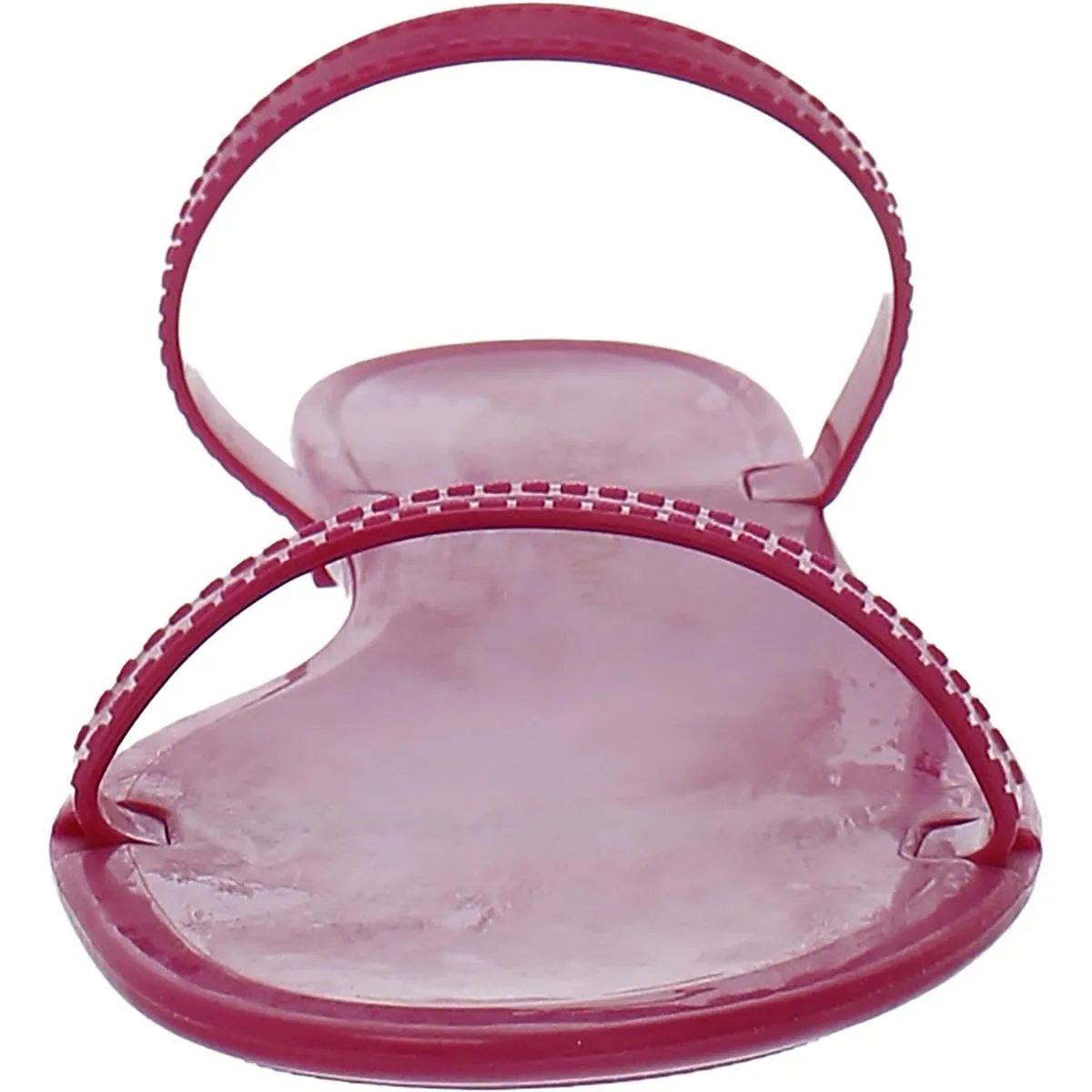 Stuart Weitzman Womens Sawyer Slide 8 Magenta/Semi Shine Rubber