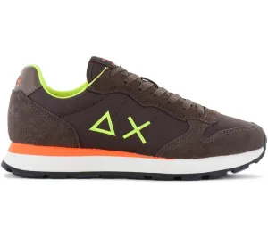 SUN68 Tom Fluo - Herren Sneakers Schuhe Braun Z44102-08