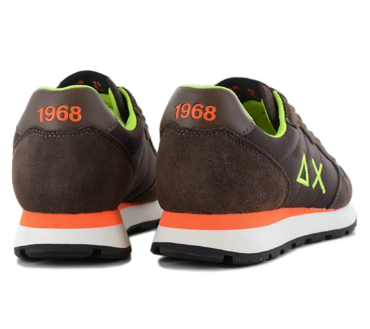 SUN68 Tom Fluo - Herren Sneakers Schuhe Braun Z44102-08