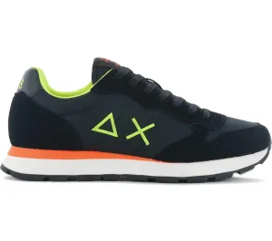 SUN68 Tom Fluo - Herren Sneakers Schuhe Schwarz Z44102-11