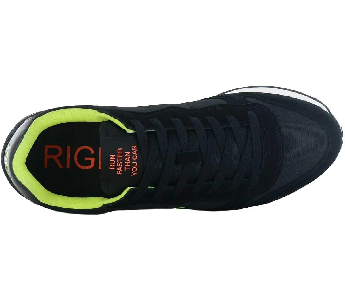 SUN68 Tom Fluo - Herren Sneakers Schuhe Schwarz Z44102-11