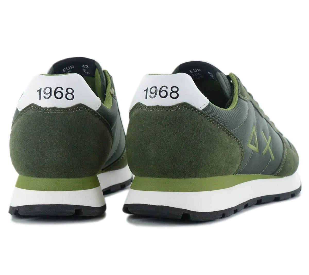 SUN68 Tom Solid - Herren Sneakers Schuhe Grün Z44101-74