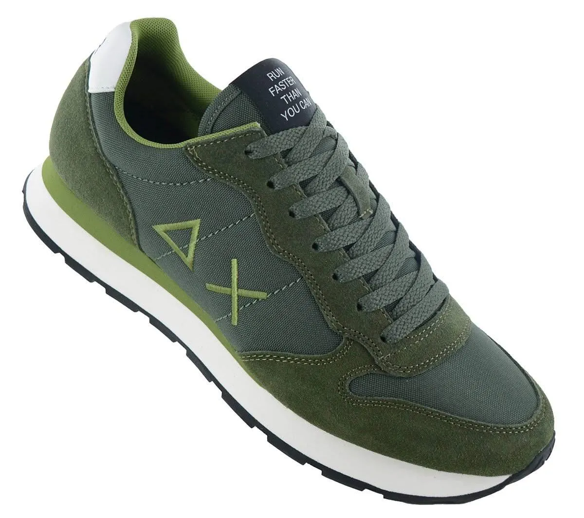 SUN68 Tom Solid - Herren Sneakers Schuhe Grün Z44101-74