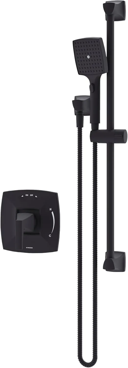 Symmons Oak Hand Shower Trim in Matte Black
