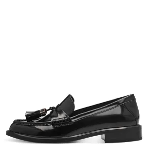 TAMARIS - 24317-001 FLAT LOAFER - BLACK