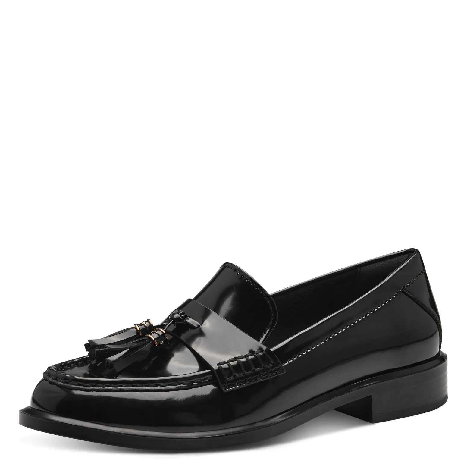 TAMARIS - 24317-001 FLAT LOAFER - BLACK