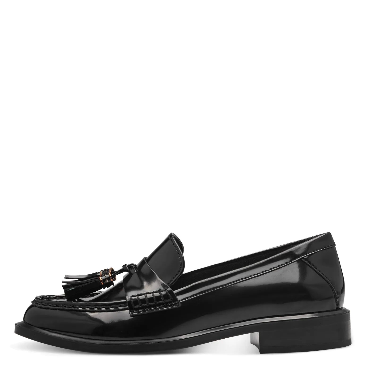 TAMARIS - 24317-001 FLAT LOAFER - BLACK