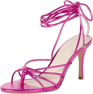 The Drop Women's Archie Lace-up Strappy Heeled Sandal Open Toe Heels