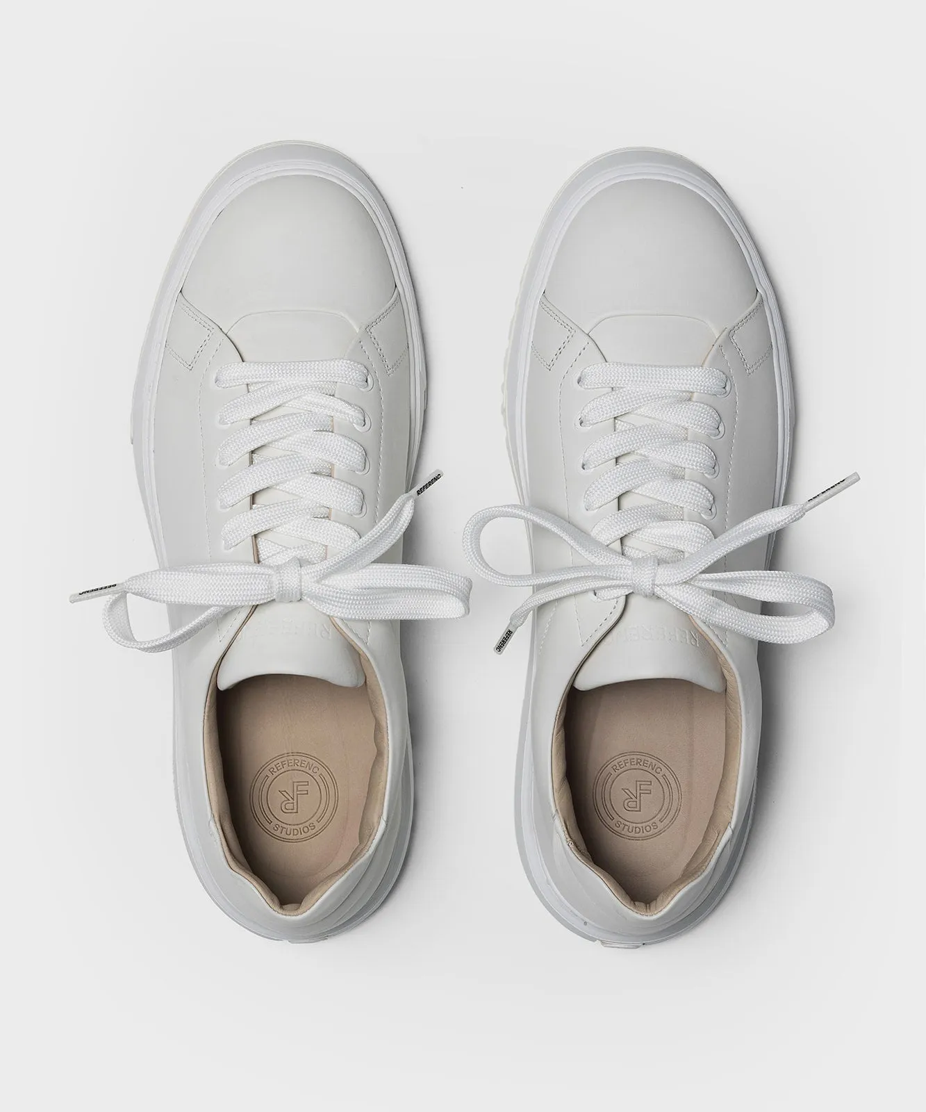 The Tennis Top White Calf Leather