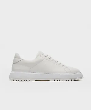 The Tennis Top White Calf Leather
