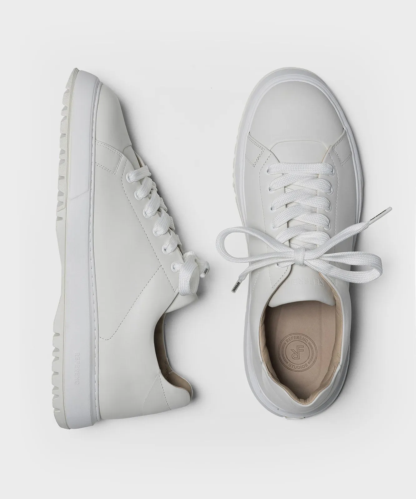 The Tennis Top White Calf Leather