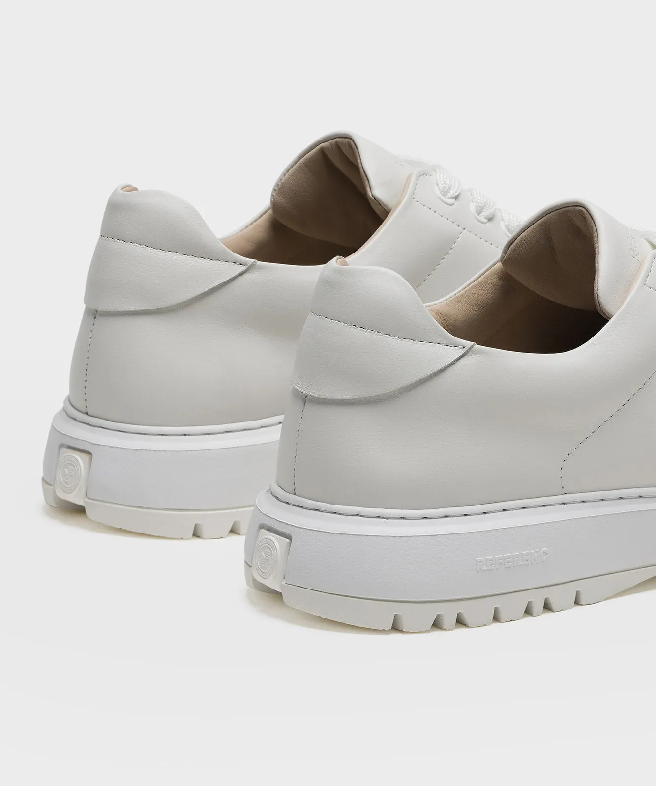 The Tennis Top White Calf Leather