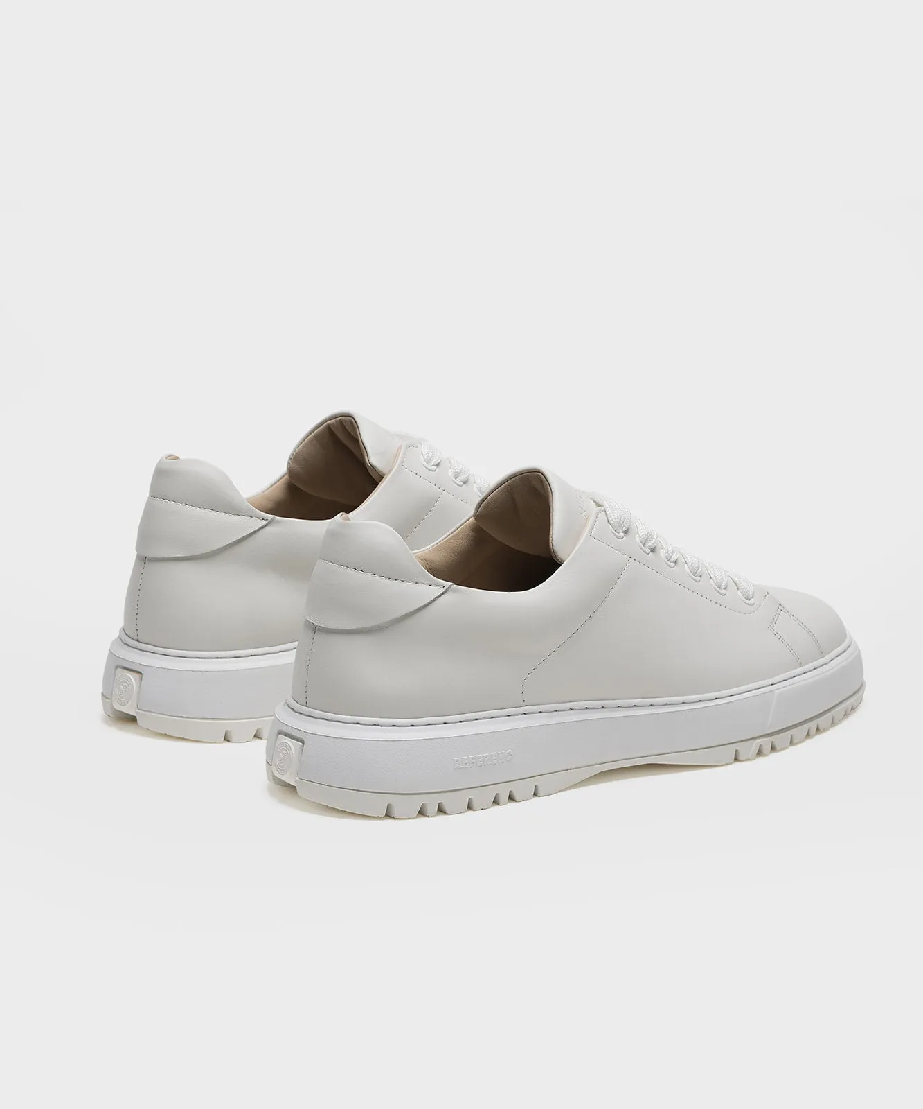 The Tennis Top White Calf Leather