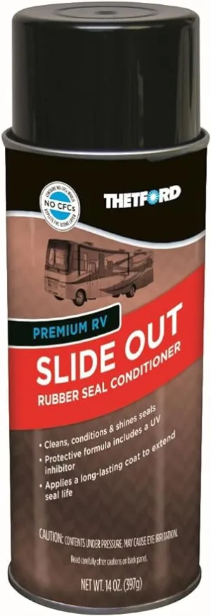 Thetford Premium RV Slide-Out Rubber Seal Conditioner – 14 oz
