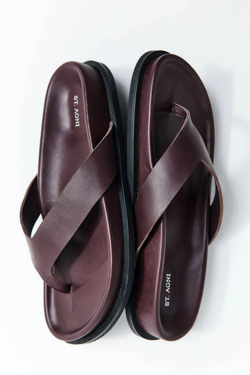 Thong Slide - Bordeaux
