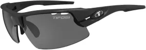 Tifosi Crit Sunglasses, Matte Black with Smoke/AC Red/Clear lenses