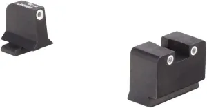 Trijicon SG201-C-600907 Bright & Tough Night Sight Suppressor Set, Sig Sauer Models Calibrated, 9mm & .357 Sig, White Front/Rear with Green Lamps