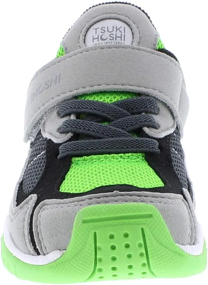TSUKIHOSHI 2515 Blast Strap-Closure Machine Washable Child Sneaker Shoe with Wide Toe Box and Slip-Resistant, Non-Marking Outsole - for Toddlers and Little Kids, Ages 1-8