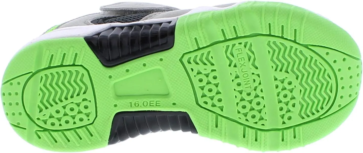 TSUKIHOSHI 2515 Blast Strap-Closure Machine Washable Child Sneaker Shoe with Wide Toe Box and Slip-Resistant, Non-Marking Outsole - for Toddlers and Little Kids, Ages 1-8