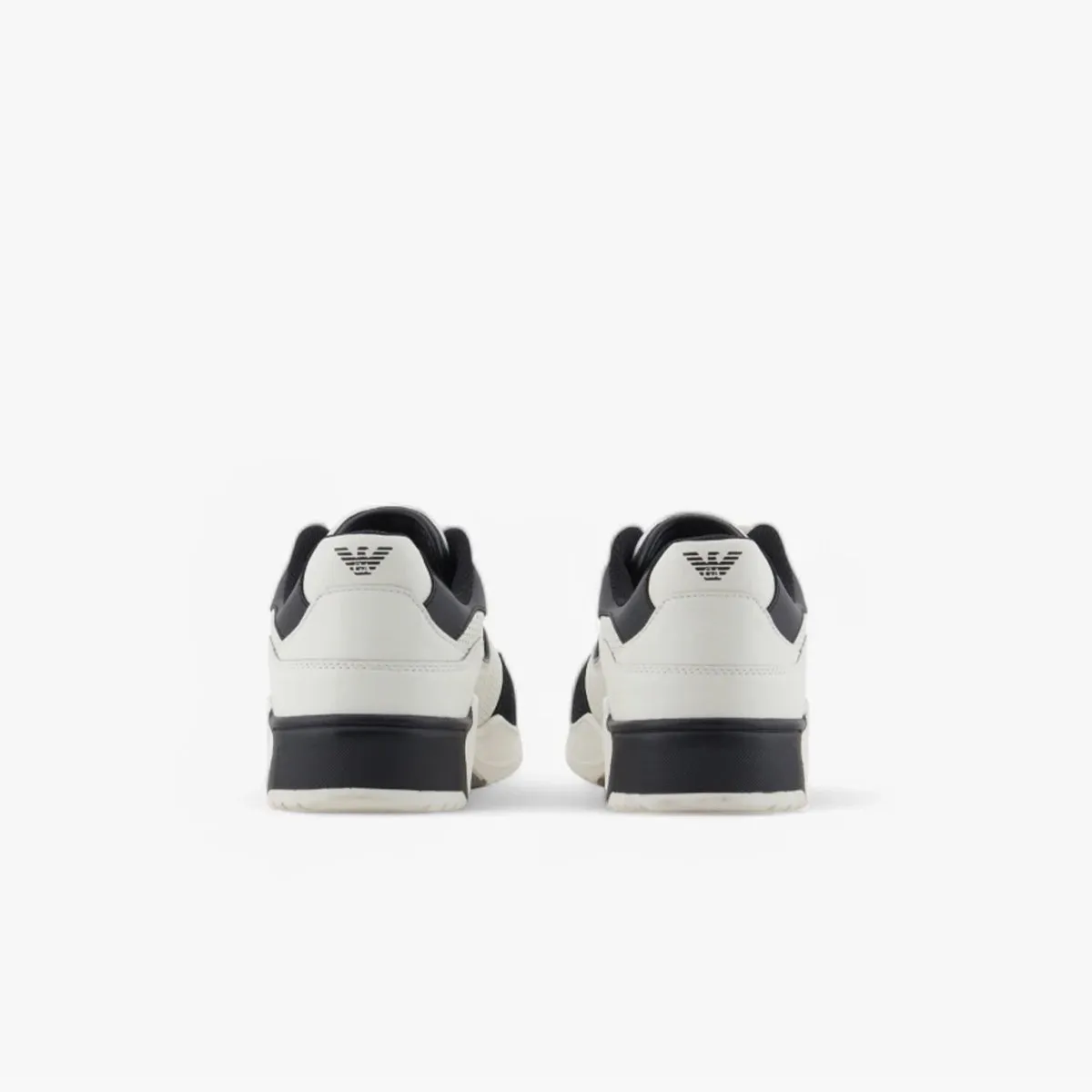 Two-Tone Low Top Leather  Basketball Sneakers