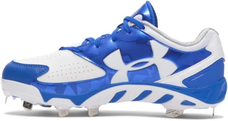 UA Under Armour Spine Glyde ST Cleats Womens Black/White - New