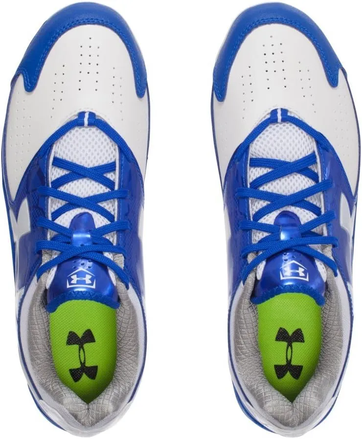 UA Under Armour Spine Glyde ST Cleats Womens Black/White - New