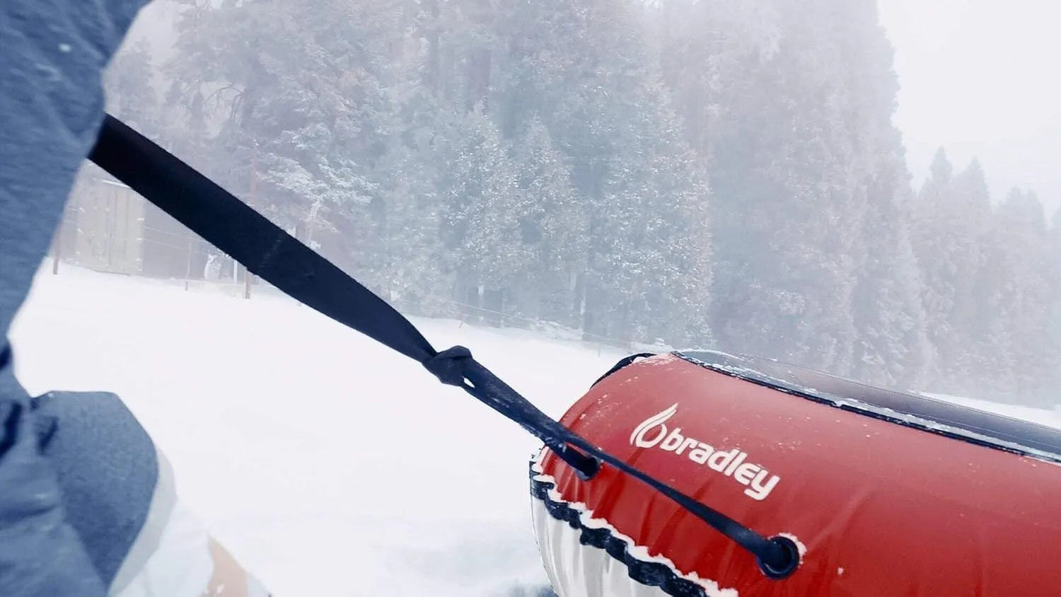 Ultimate Towable Snow Tube Sled with Heavy Duty Cover | Designed for Thrilling Winter Adventures | Made in The USA for Durability and Safety on Snowy Slopes