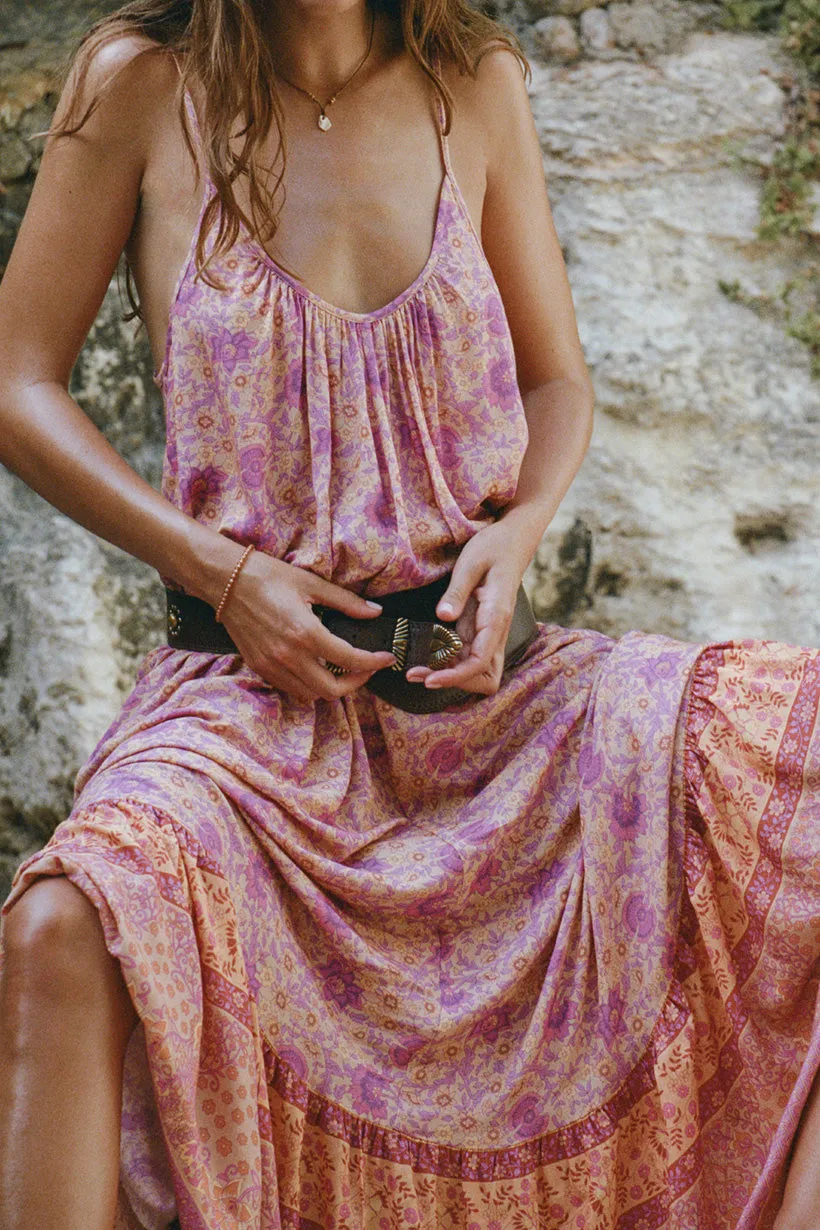 Village Strappy Maxi Dress
