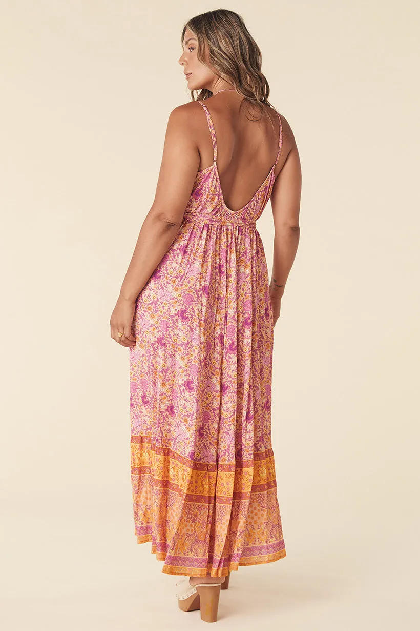 Village Strappy Maxi Dress