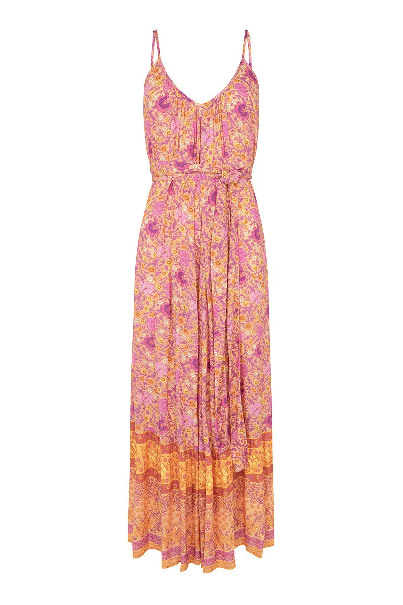 Village Strappy Maxi Dress