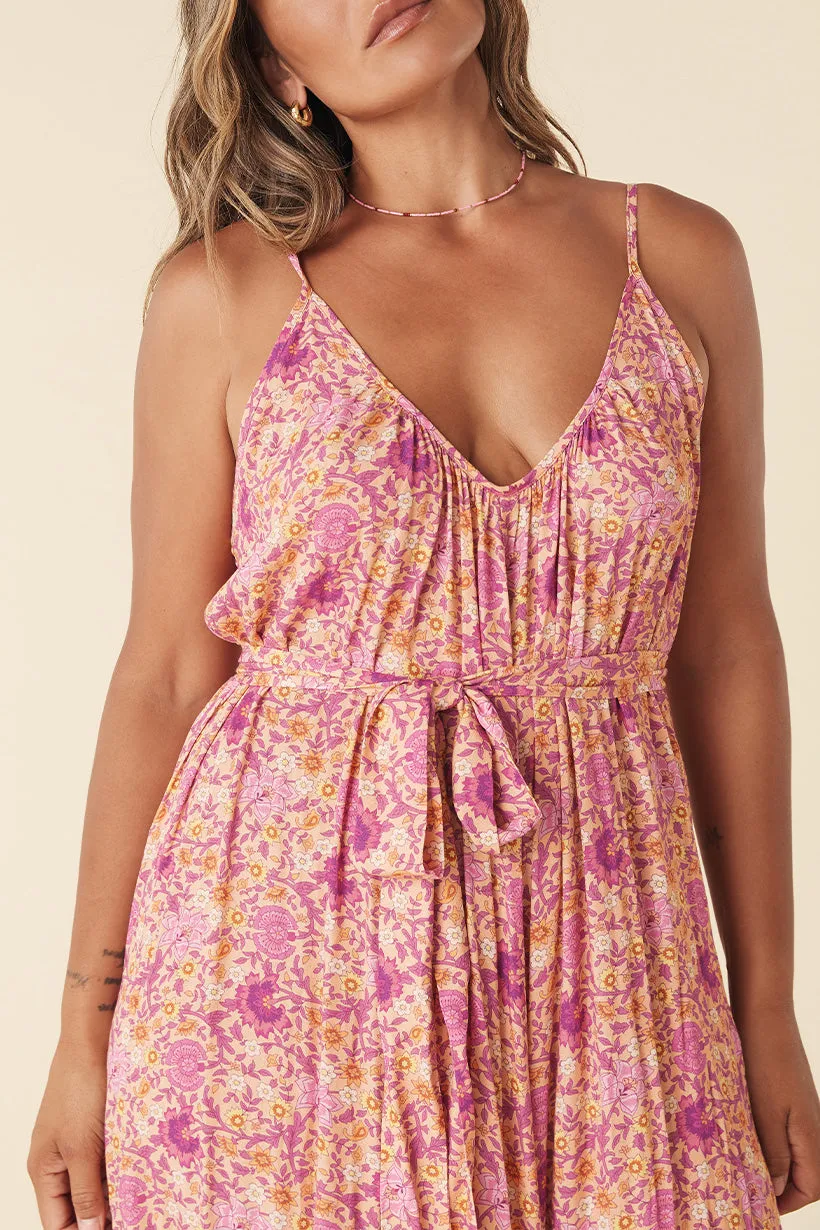 Village Strappy Maxi Dress
