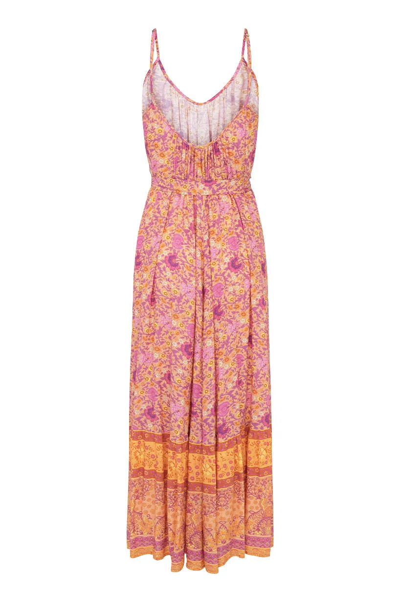 Village Strappy Maxi Dress