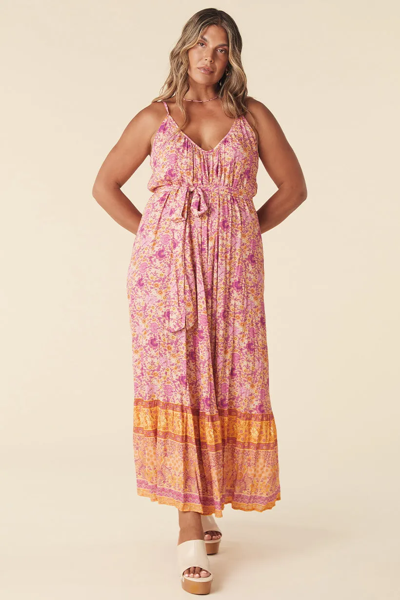 Village Strappy Maxi Dress