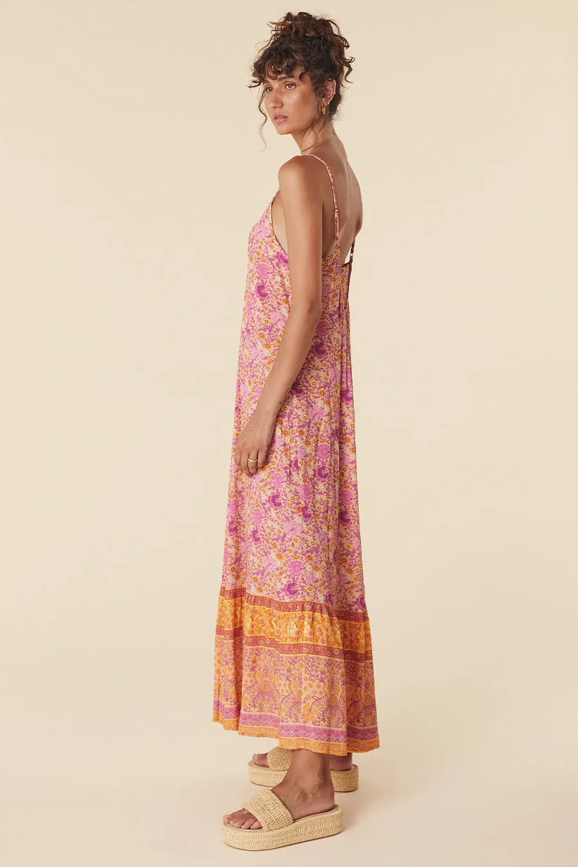 Village Strappy Maxi Dress